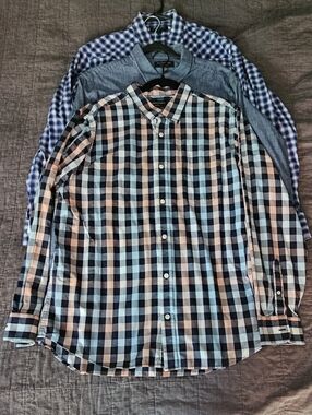Banana Republic Men’s Long-Sleeve Button-Down Shirt Bundle Size XL